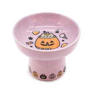 Pusheen Pumpkin Pedestal Cat Bowl