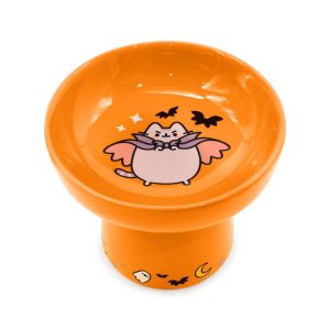 Pusheen Vampire Pedestal Cat Bowl