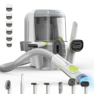 PawsPik GroomingPro Rx Professional 7-in-1 Dog & Cat Vacuum & Grooming Kit