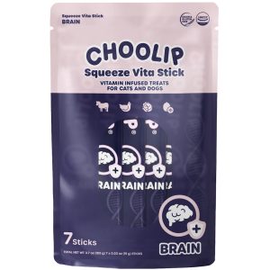 Choolip Squeeze Vita Stick Brain Lickable Wet Cat and Dog Treats